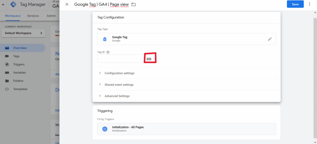 Google-Tag Manager-ID-measurement-GA4