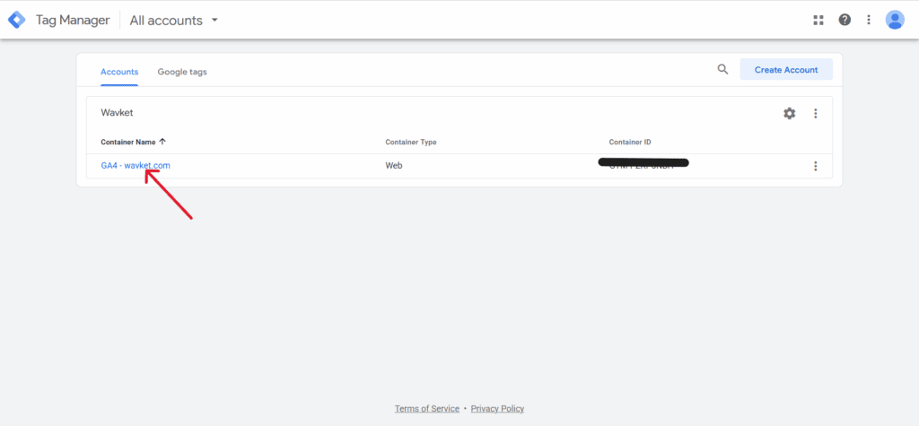 Google-Tag-Manager-Select-your-GTM-container-for-the-website